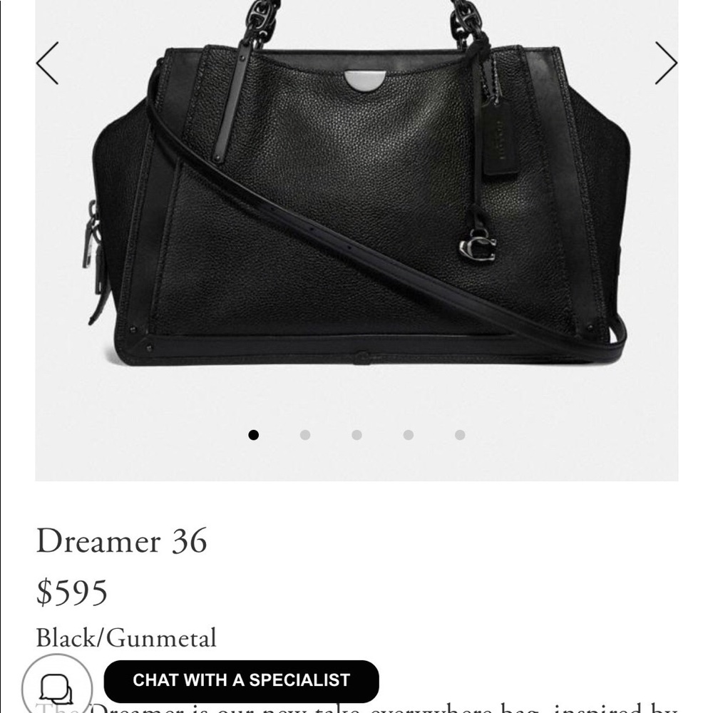 SOLD: Authentic Coach Dreamer 36, NWT - Picture 8 of 8